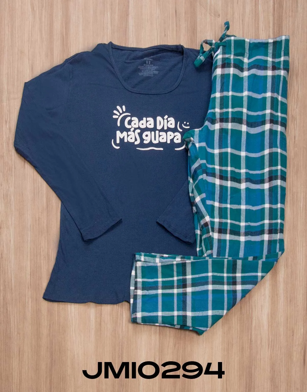 JPA0202 pijama parejas - CADA DÍA MÁS GUAPA/O - ambos pantalón - Imagen 8