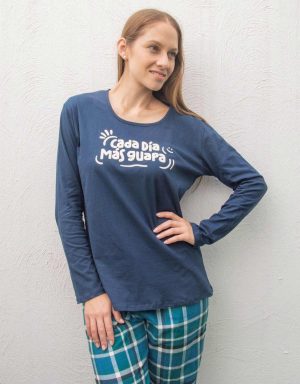 JMI0294 - pijama mujer invierno CADA DÍA MÁS GUAPA