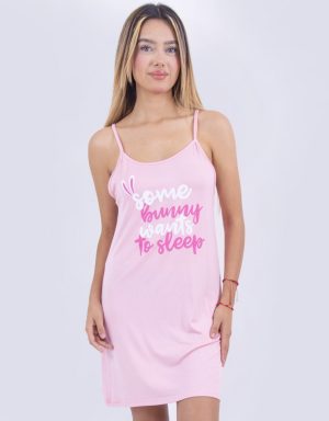CMT0027 - camisón tirantes SOME BUNNY WANTS TO SLEEP