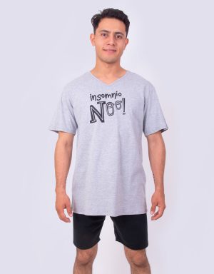 Jhb0179 - pijama hombre bermuda INSOMNIO NOO!