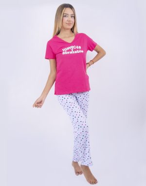 JML0240 - pijama mujer pantalón SUAVECITA Y ABRAZABLE