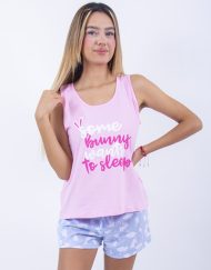 Jms0327 - pijama mujer short SOME BUNNY WANTS TO SLEEP