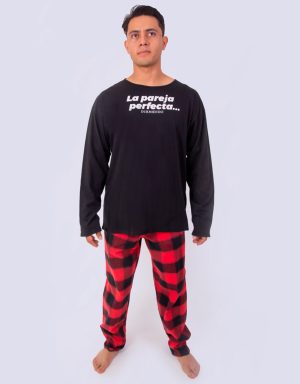 JHI0320 - pijama hombre invierno LA PAREJA PERFECTA DURMIENDO