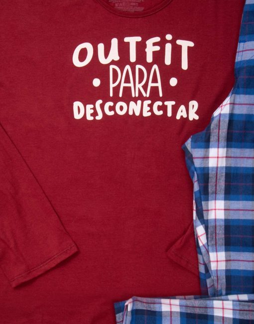 JHI0321 - pijama hombre invierno OUTFIT PARA DESCONECTAR - Imagen 2