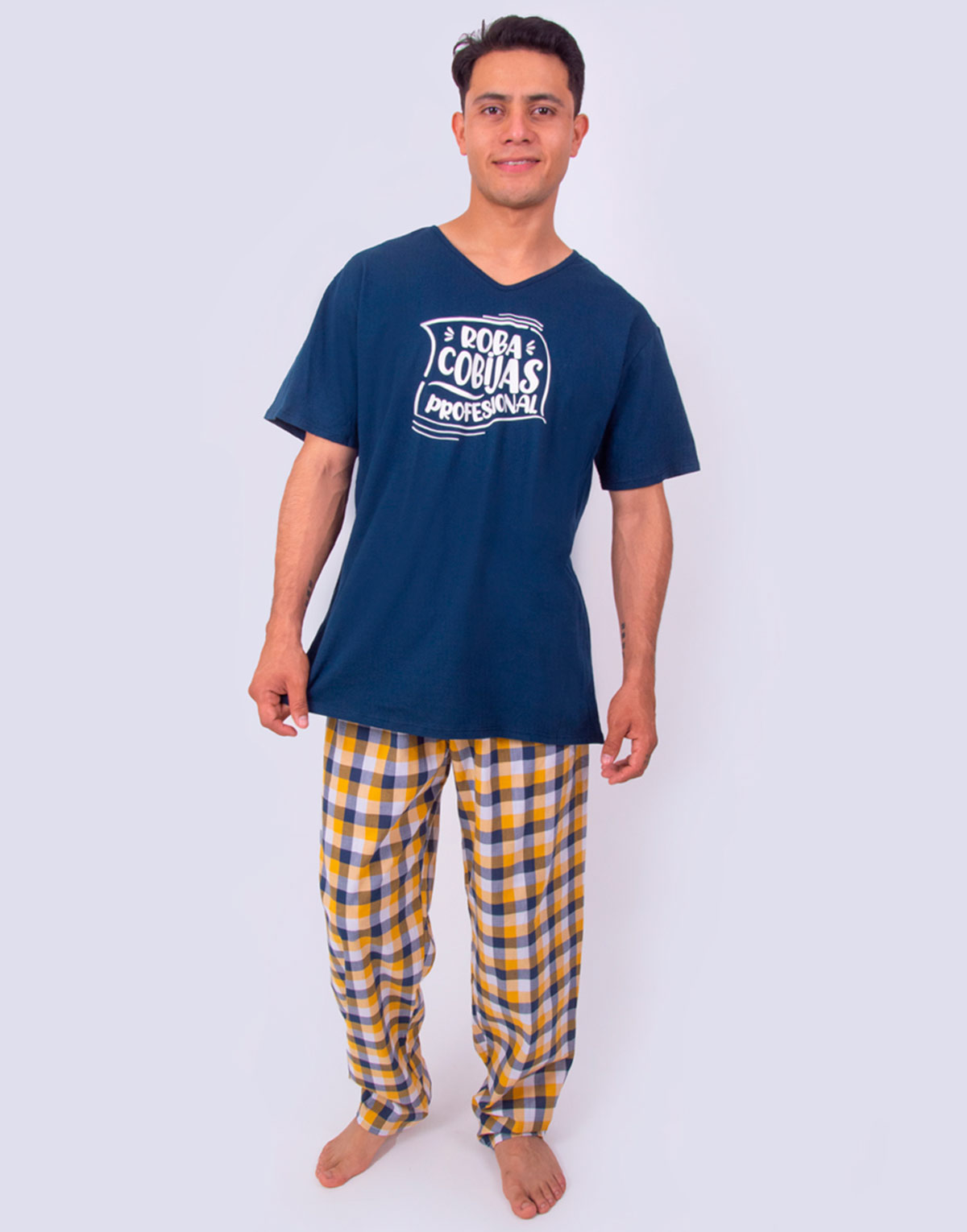 Jhl0190 - pijama hombre pantalón ROBACOBIJAS PROFESIONAL