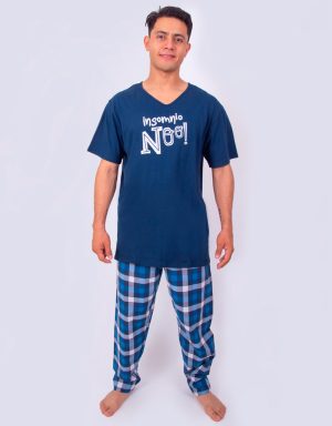 Jhl0192 - pijama hombre pantalón INSOMNIO NOO!