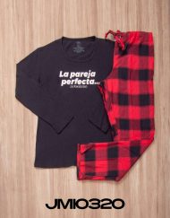 JMI0320 - pijama mujer invierno LA PAREJA PERFECTA DURMIENDO