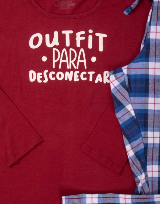 JMI0321 - pijama mujer invierno OUTFIT PARA DESCONECTAR - Imagen 2