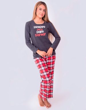 JMI0322 - pijama mujer invierno SIEMPRE LISTA PARA DORMIR