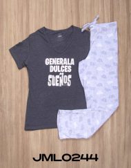 JML0244 - pijama mujer pantalón GENERALA DULCES SUEÑOS