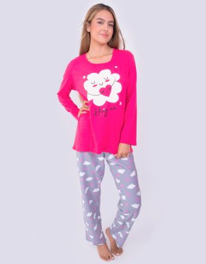 Jmi0302 - pijama mujer invierno polar  HUGH ME