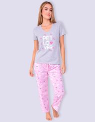 Jml0252 - pijama mujer pantalón PET LOVER