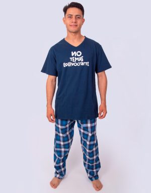 Jhl0197 - pijama hombre pantalón NO TEMAS EQUIVOCRARTE