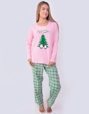 Jmi0305 - pijama mujer invierno - NAVIDAD, TÚ Y YO... NO SÉ... PIÉNSALO!