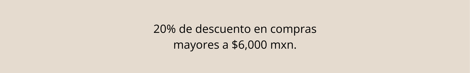 BAN DESC 20 porciento