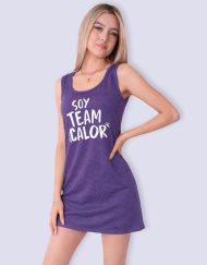 CMS0049 - camisón sin manga SOY TEAM CALOR