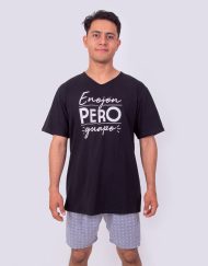 JHB0183 - pijama hombre bermuda ENOJÓN PERO GUAPO