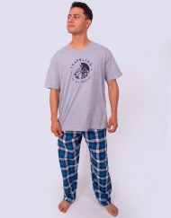 Jhl0198 - pijama hombre pantalón TRAVELING IS MY THERAPY