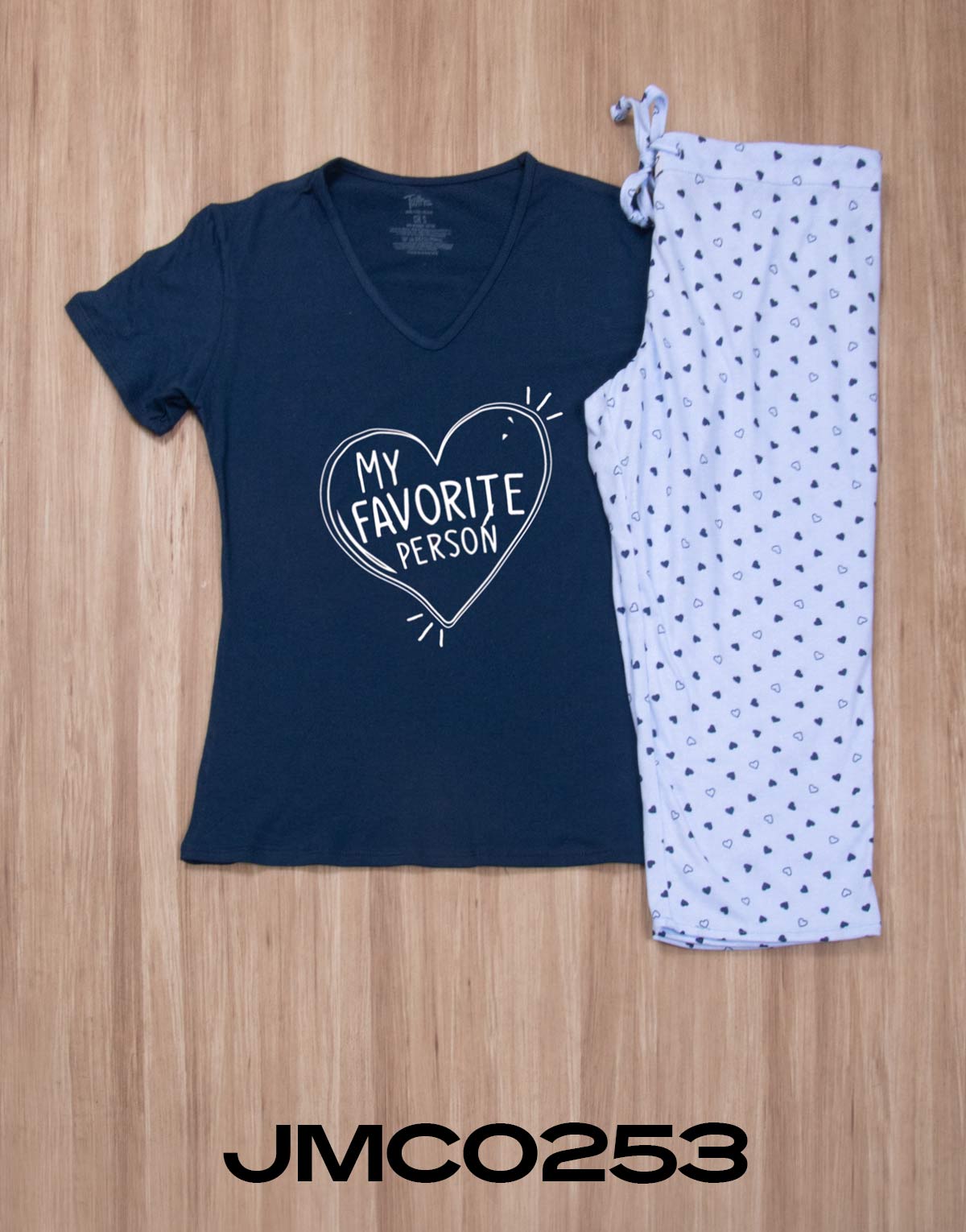 JMC0253 - pijama mujer capri MY FAVORITE PERSON - Imagen 3