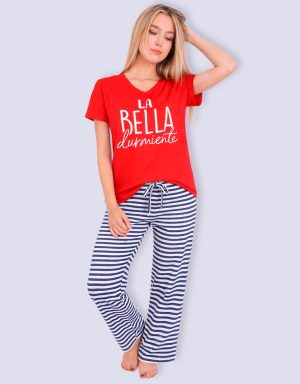 JML0249 - pijama mujer pantalón LA BELLA DURMIENTE