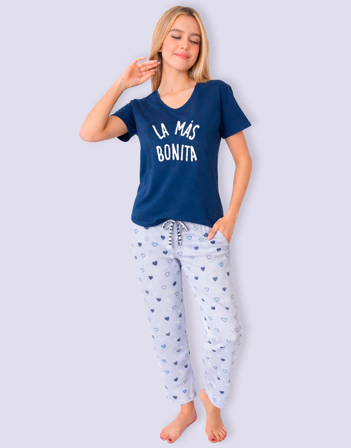 JML0250 - pijama mujer pantalón LA MÁS BONITA