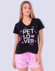 JMS0352 - pijama mujer short PET LOVER