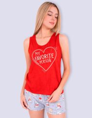 JMS0353 - pijama mujer short MY FAVORITE PERSON