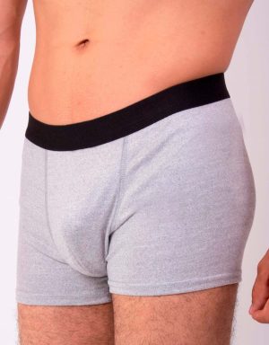 MBB0004 - Ropa interior hombre boxer ajustado brush Gris
