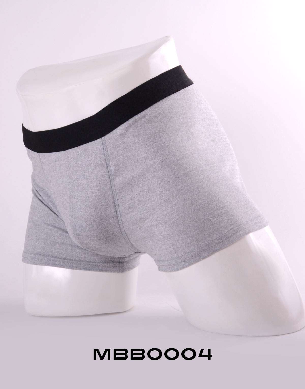 MBB0004 - Ropa interior hombre boxer ajustado brush Gris - Imagen 3