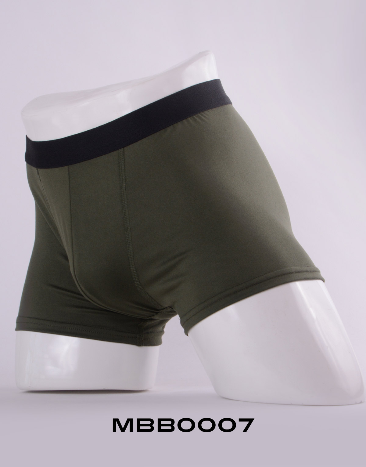 MBB0007 - Ropa interior hombre boxer ajustado brush Verde - Imagen 3