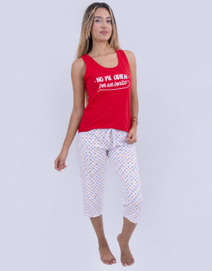 JMC0262 - pijama mujer capri NO ME ODIEN POR SER BONITA