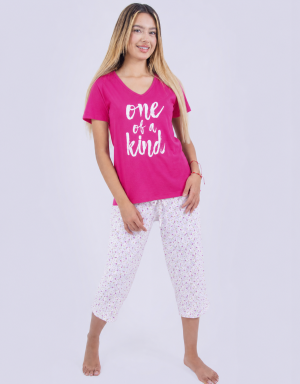 JMC0264 - pijama mujer capri ONE OF A KIND