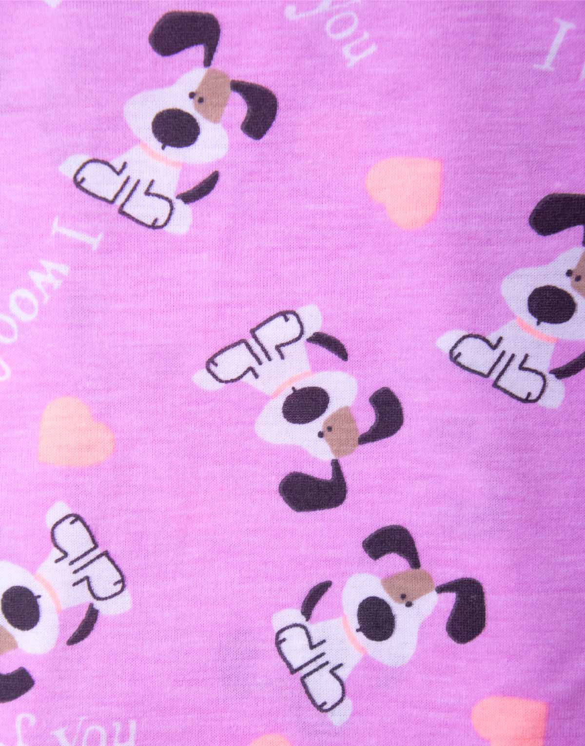 JMC0241 - pijama mujer capri I WOOF YOU - Imagen 4