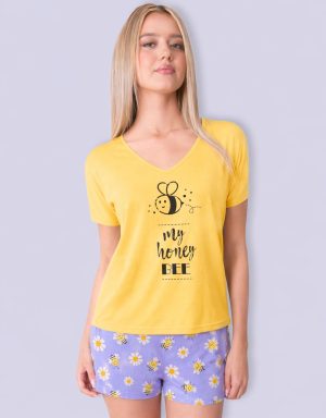JMS0361 - pijama mujer short My Honey Bee