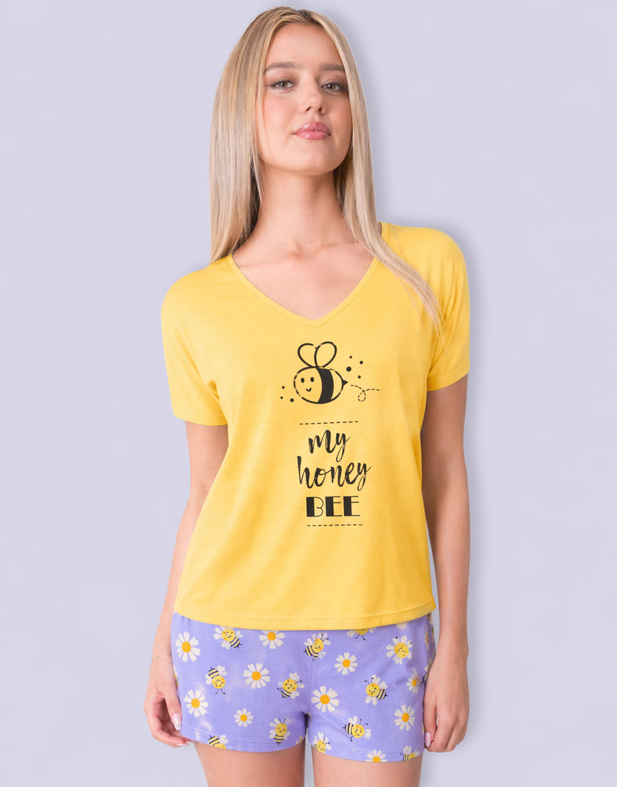 JMS0361 - pijama mujer short My Honey Bee
