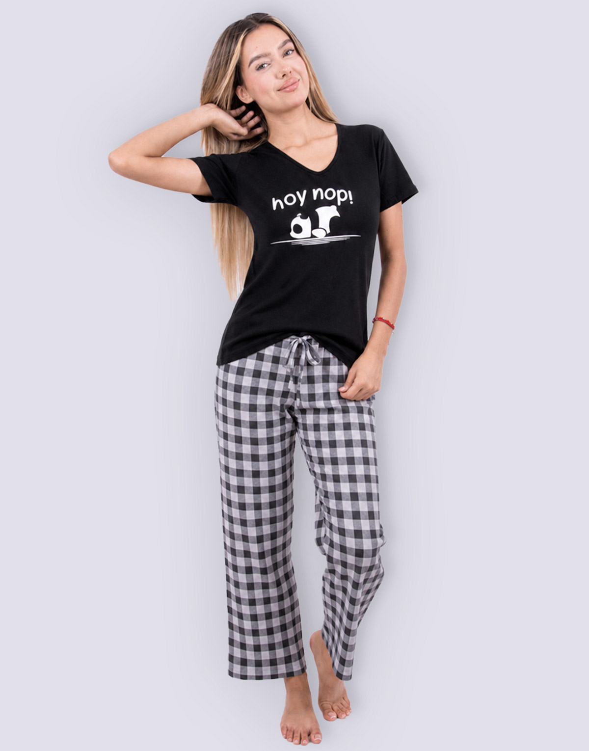 JML0256 - pijama mujer pantalón HOY NOP!